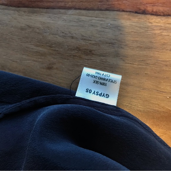 Beautiful 100%silk tie dye Gypsy 05 size S dress - Picture 7 of 7